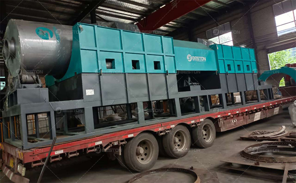 BST-50西班牙橄欖木炭化設(shè)備發(fā)貨