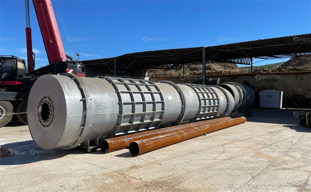 BST-50西班牙橄欖木炭化設(shè)備安裝