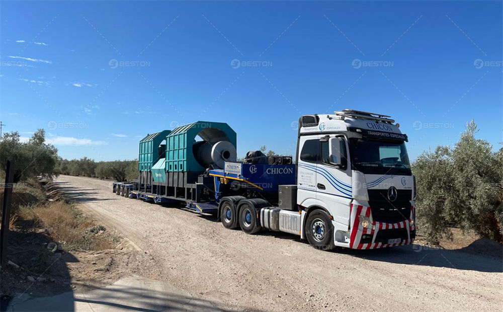 BST-50西班牙橄欖木炭化設(shè)備安裝