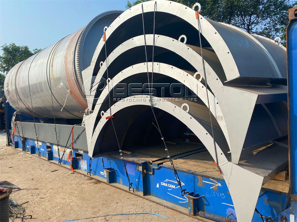 BLL-16連續(xù)式油泥處理設備發(fā)往烏干達