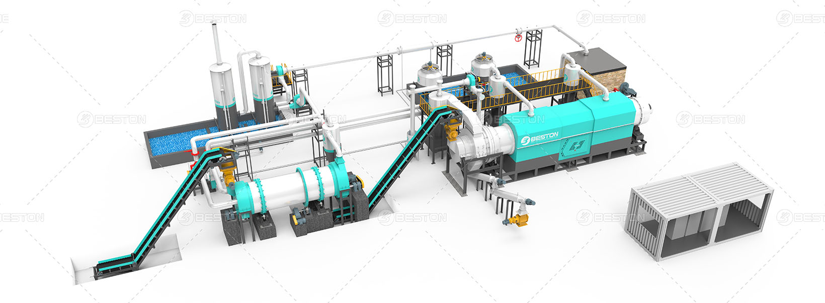 活性炭項(xiàng)目示意